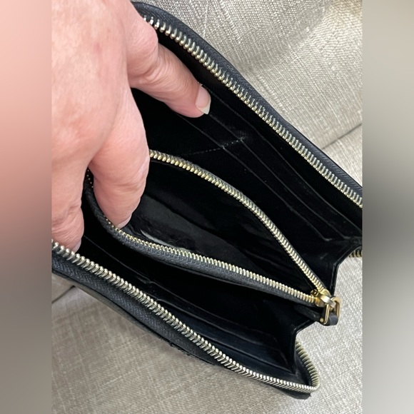 Prada Saffiano Lux Leather Zipper closure Continental Wallet - Picture 12 of 12